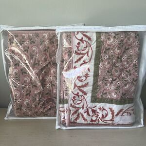The Company Store Euro Shams, Kamalei Floral Quilted 26"x26" Set of 2